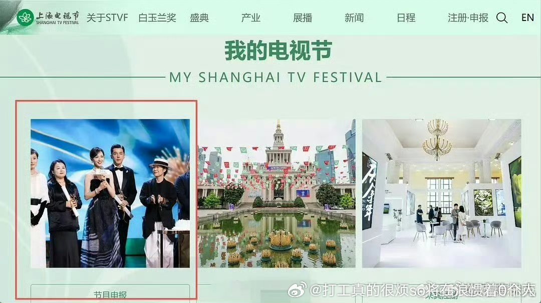 白玉兰官网放唐嫣C位照这没啥意义这个评奖期唐嫣作品都无