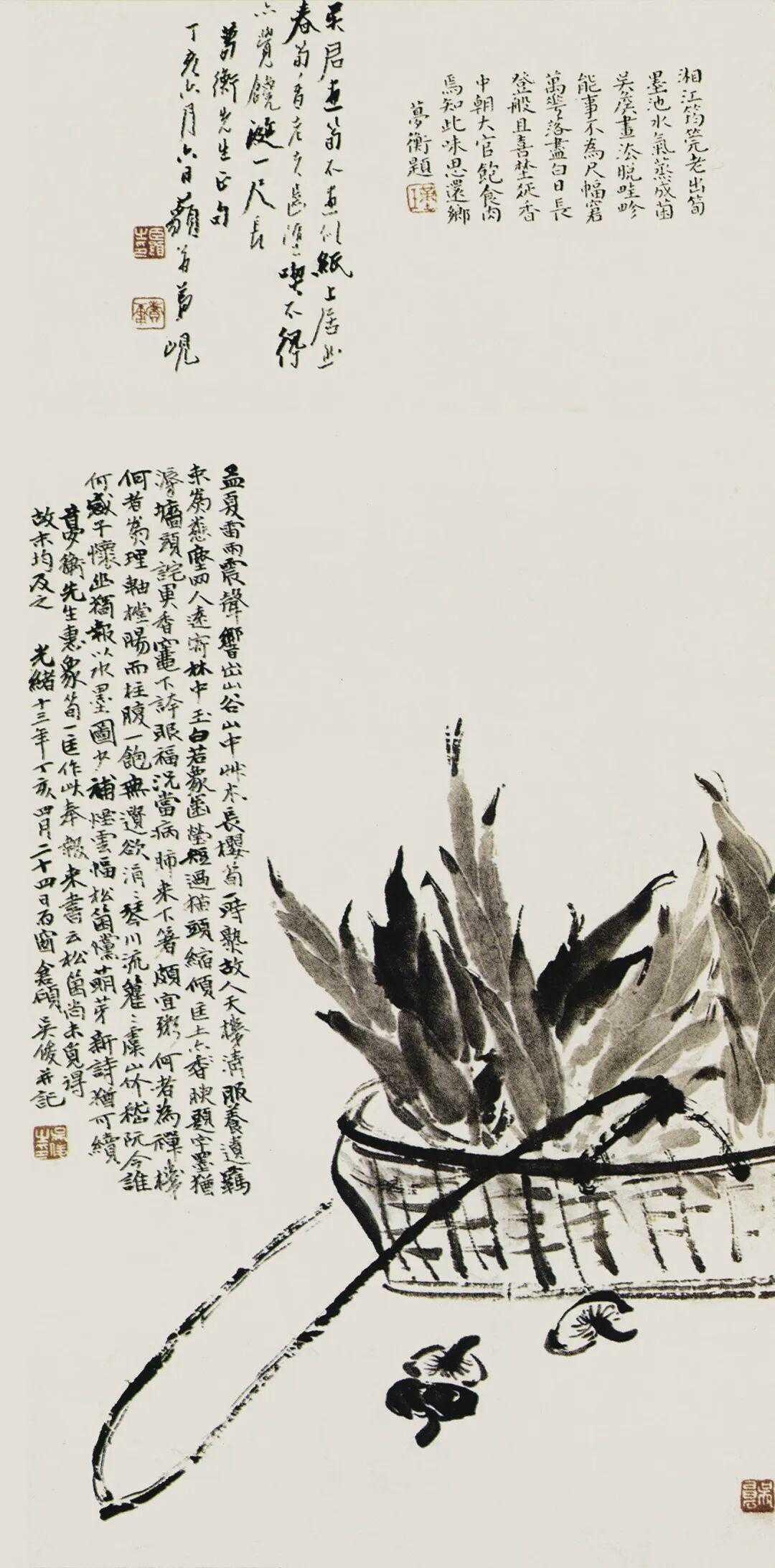 吴昌硕，中国现代绘画之父。新城事遇见艺术