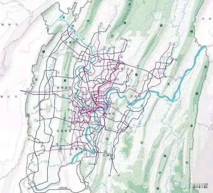 重庆轨道交通26号线一期，大概率进第五轮建设规划重庆轨道交通26号线，规划为城