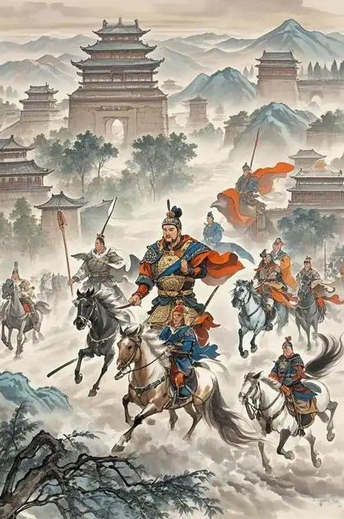 武德三年(620)十一月<em>秦王李世民</em>攻打洛阳的王世充，窦建德的中书舍人刘斌建议援救