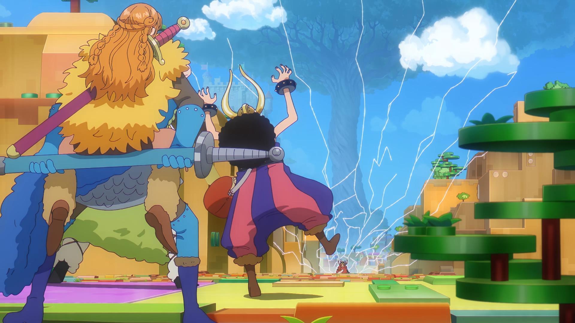 海贼王海贼王山治用剑托着娜美，太绅士了