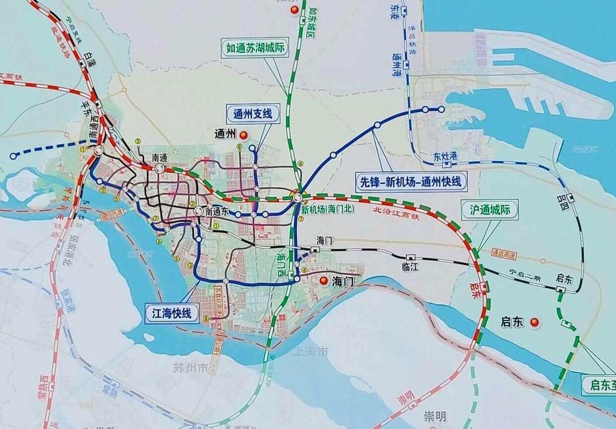 南通地铁3号线，还会有吗？或许江海快线更加现实？今天，无意中看到有人在群里讨