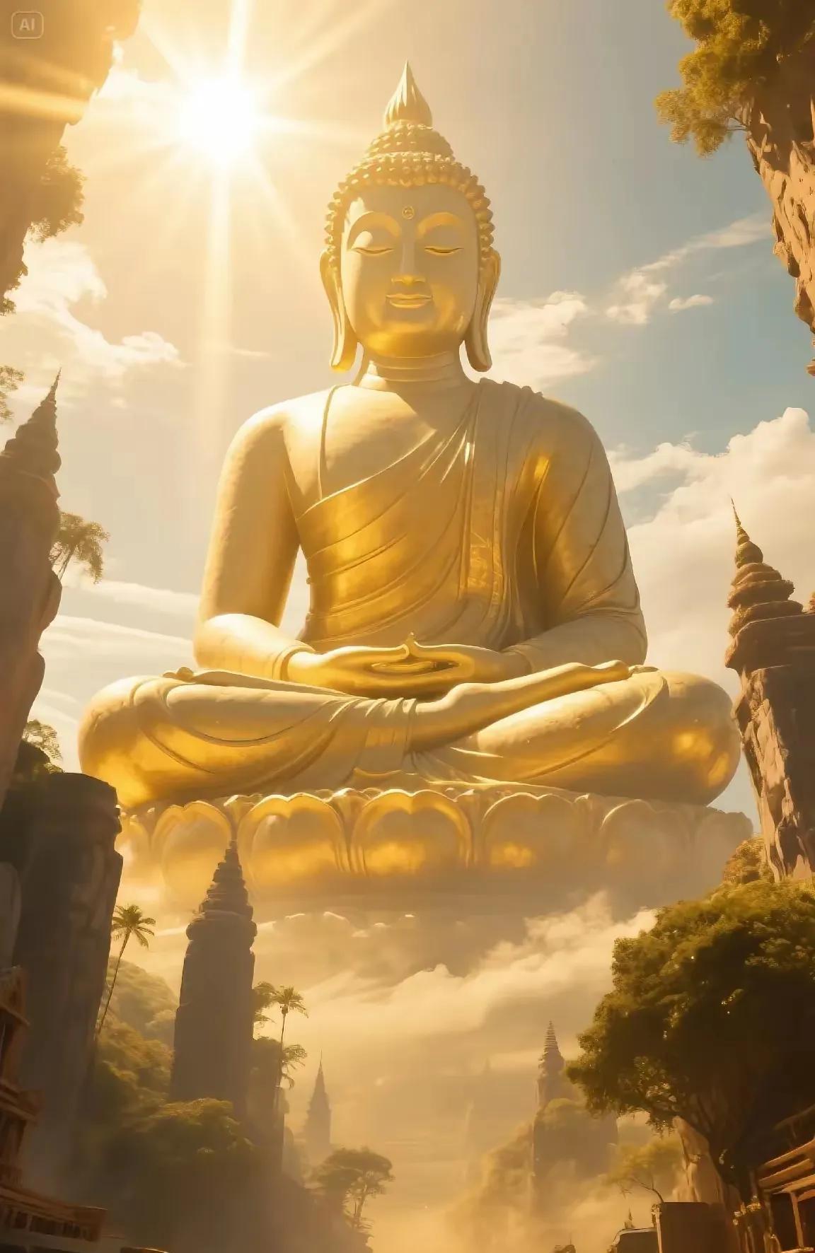 今天你必须许个愿！因为实在太幸运了，你看到了唯一的金色佛祖。在这个繁忙喧嚣的世