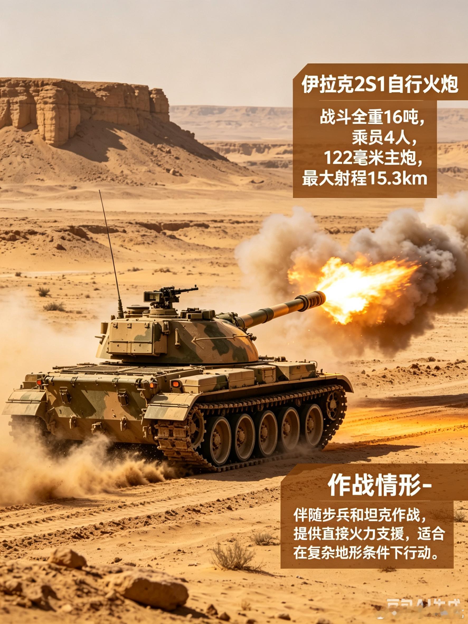 伊拉克陆军三款主力自行火炮科普合集本次科普展示伊拉克陆军列装的三款履带式自行火炮
