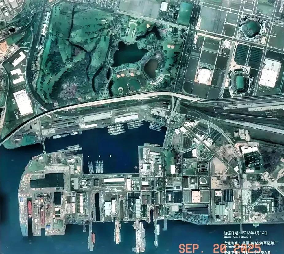在美国撞坏的船，也要拖到中国来修，在美国等不起！美国有70多家民营修船厂，7家