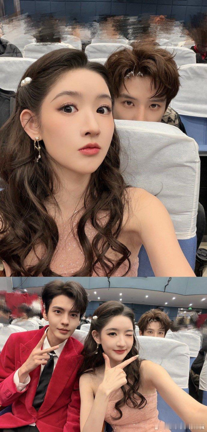 王玉雯合照堪称小型春晚聚会王玉雯这组合照太绝了！全是眼熟的墙头，帅哥美女同框喜