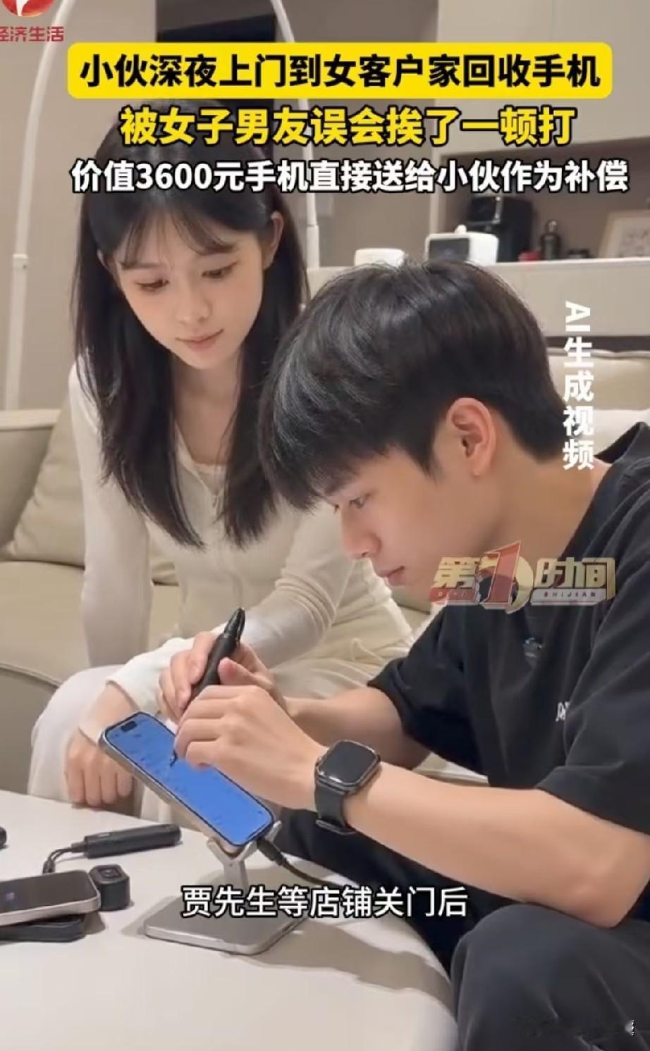 比短剧还刺激！江苏常州，男子半夜十一点上门，回收女顾客的旧手机，双方谈好价格36