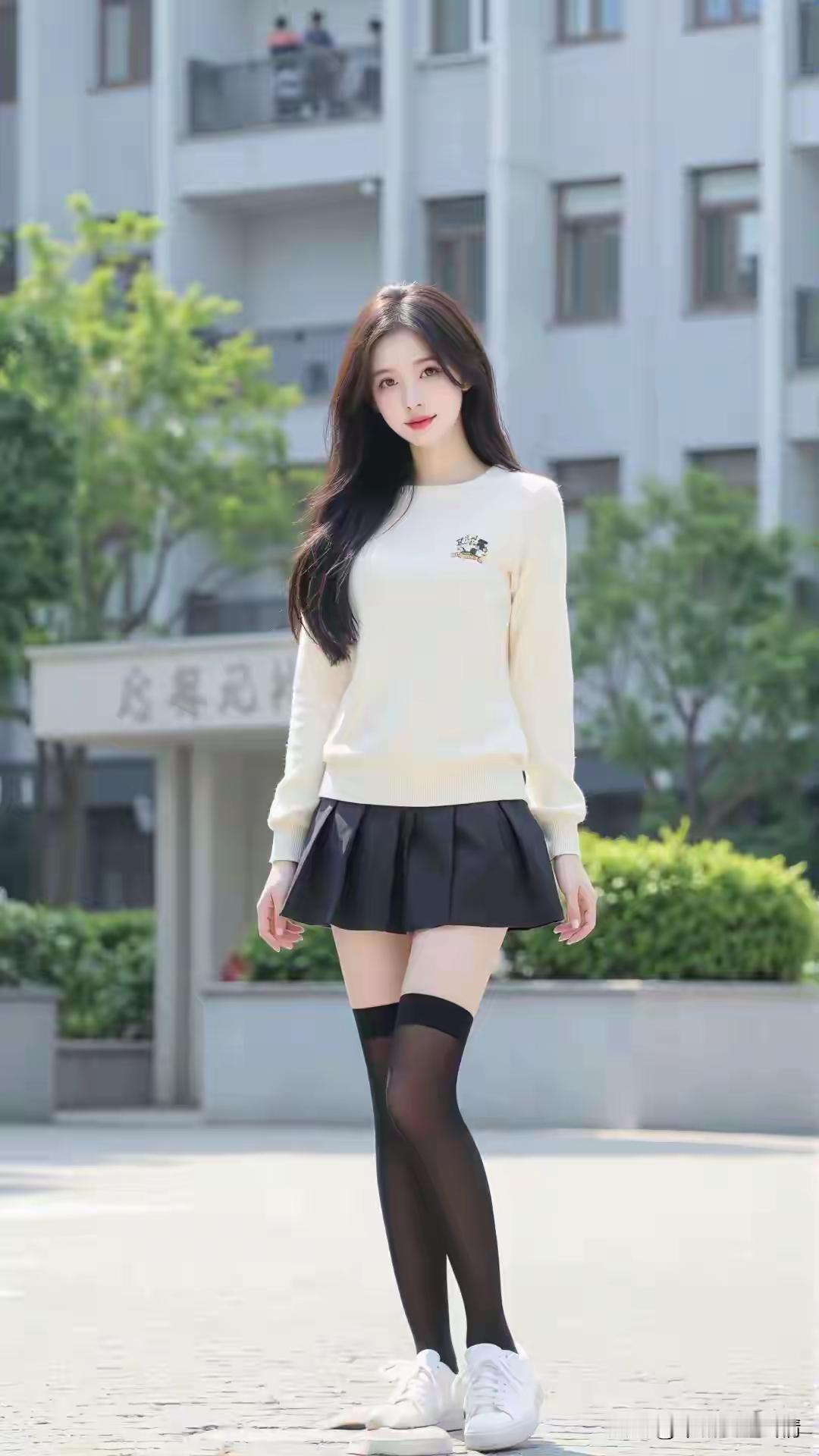 香港中文大学校花梁韵熙：文采相貌岀众，169cm身高的校园女神！