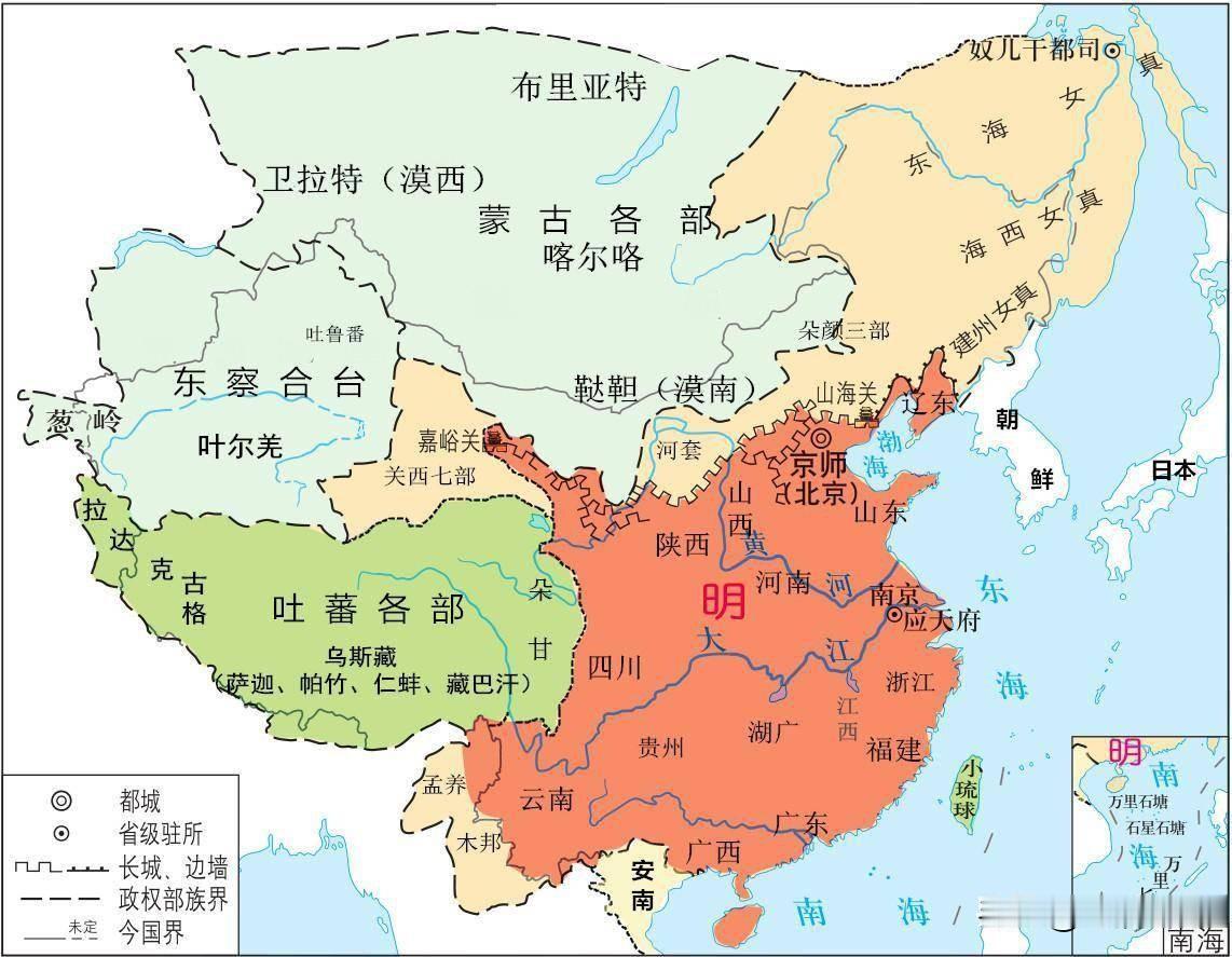 一文看懂明代女真三部，清朝起源全理清1.建州女真｜满清皇室本部地盘：辽