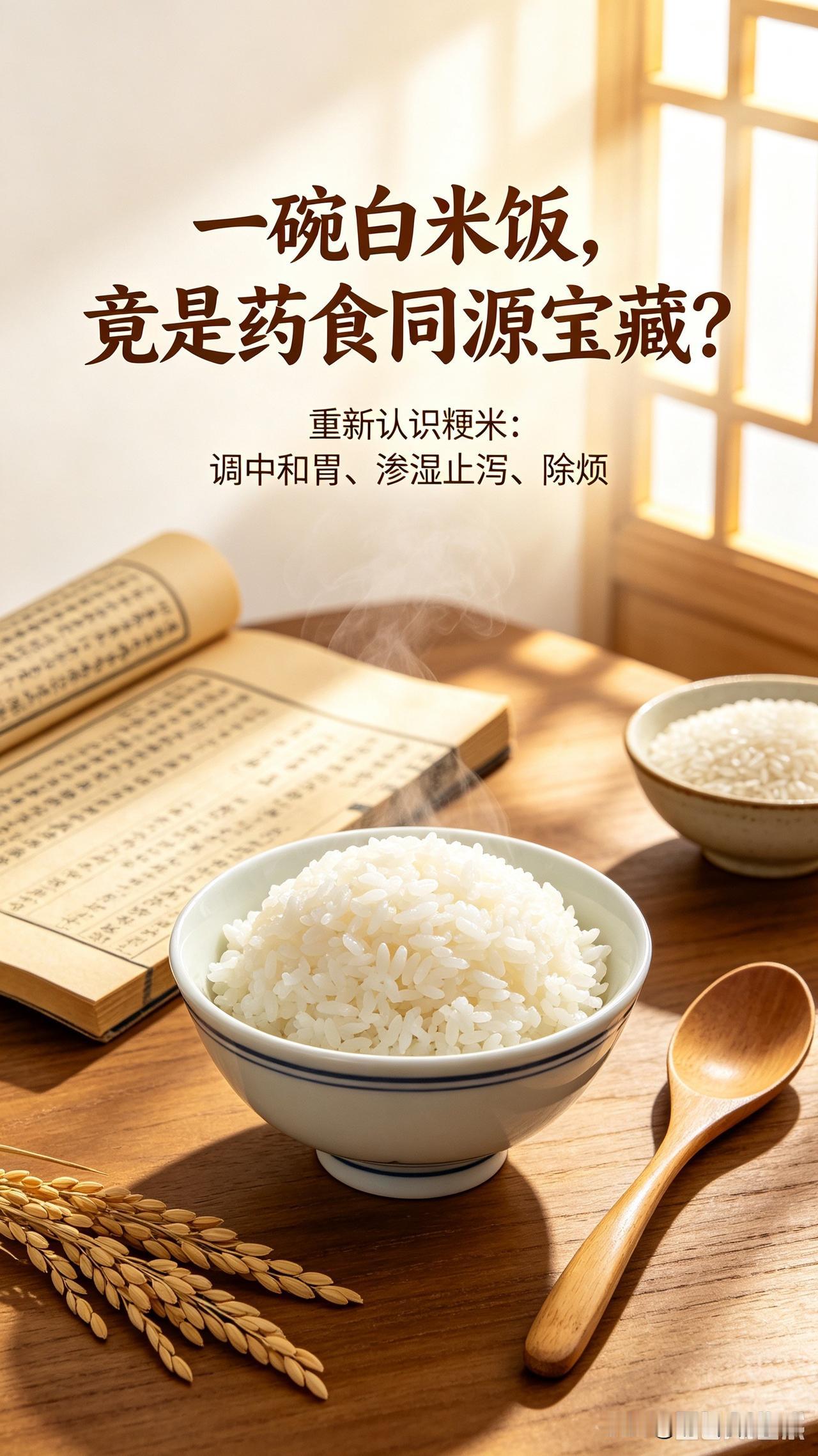 一碗白米饭，竟是“药食同源”的宝藏？提到粳米，你脑海里浮现的，是不是餐桌上那