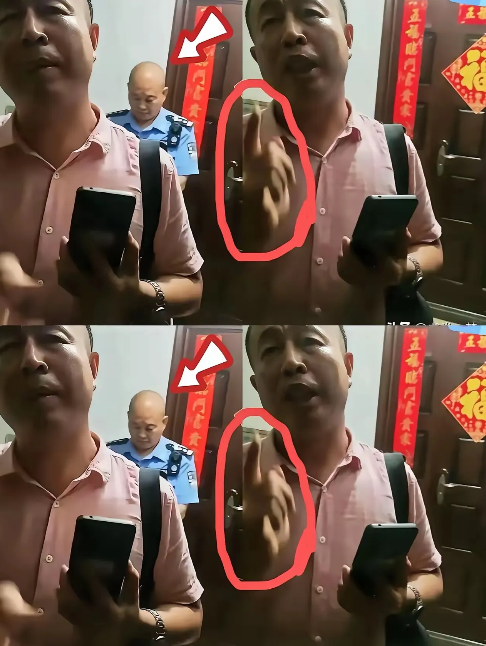好多人说这个粉衣男子是武汉大学副校长，这个武汉大学一定要辟谣，我觉得不可能是武汉
