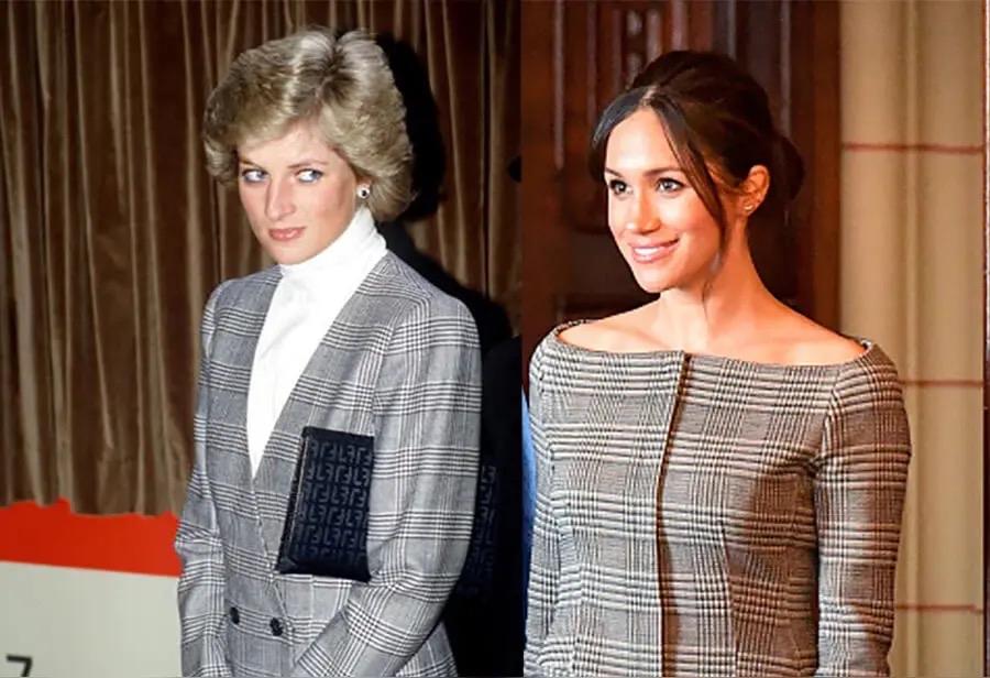 梅根是不是在用黛安娜王妃来让哈里听话！整理了一部分梅根在离开王室前的活动造型，