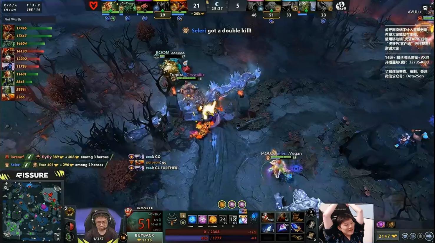 YB0:2不敌Mouz以0-3的成绩遭到淘汰，这把BP真的让zeal谜团享大