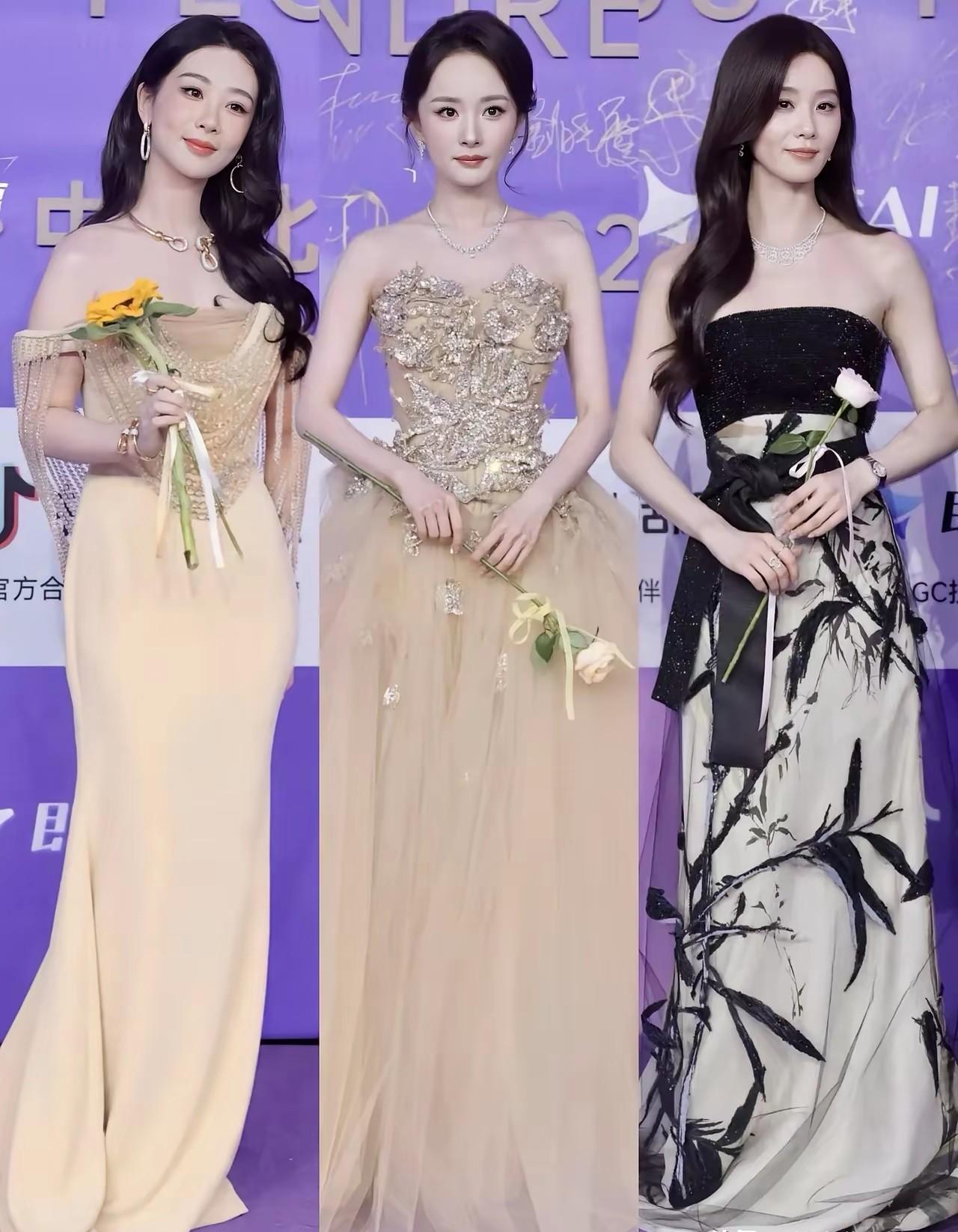 杨紫，杨幂，刘诗诗三位身高一样，长相各有各的美，哪一位是你心中的白月光呢？