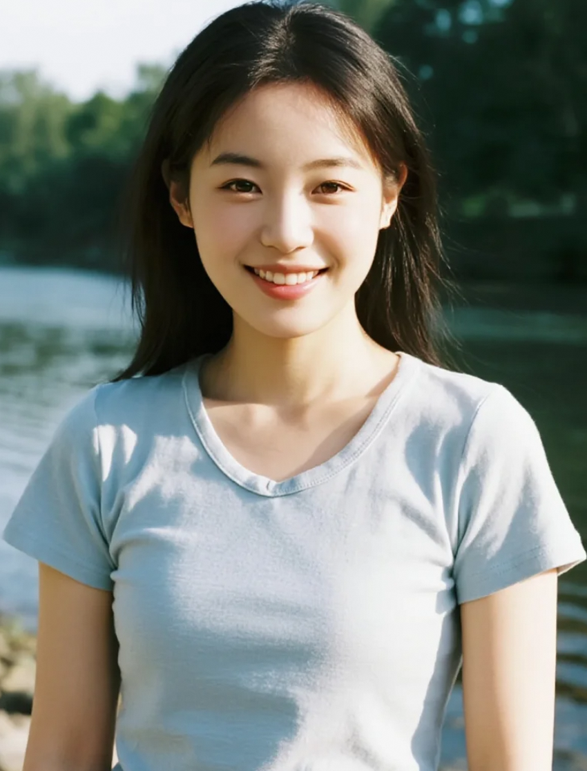 小姐姐的甜美瞬间，美得像梦境