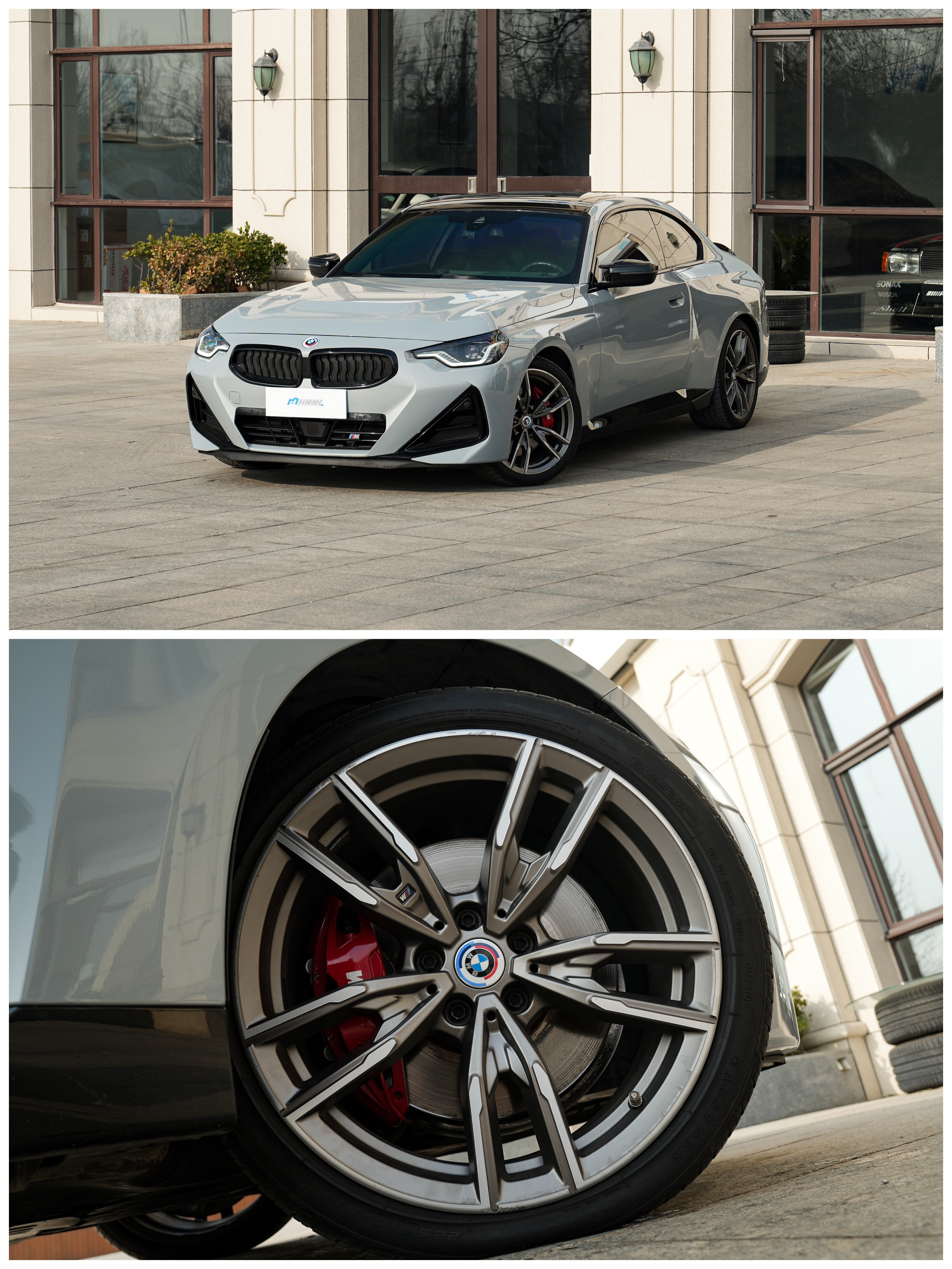 给大家整了个M240原车主有一天赶上大暴雨引擎呛水，4S店维修定损4万多现在开起