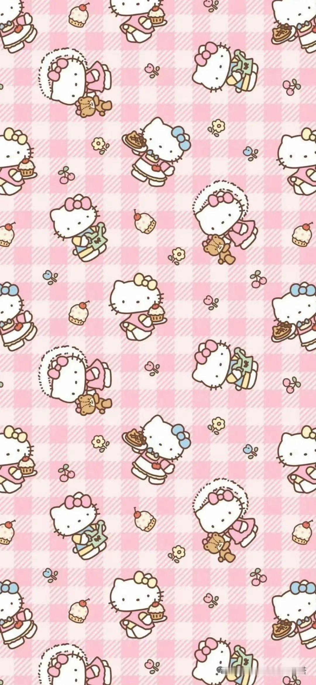 极简平铺hellokitty壁纸​​​