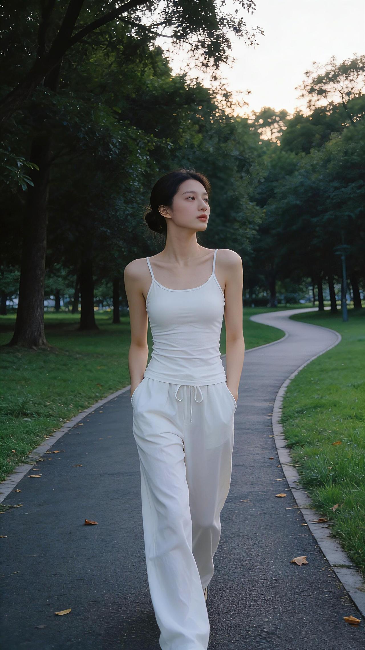 傍晚的公园，是成年人的情绪避难所🌿