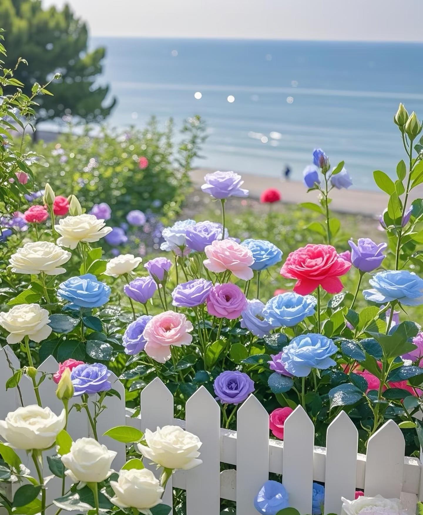 家人们，欣赏🌸🌸时间到～这么好看的🌸，我是种不出来的！[大笑][大笑][哈