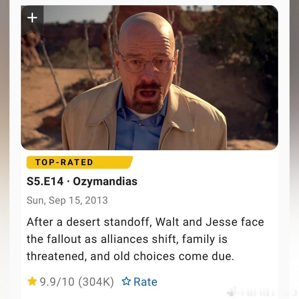 《绝命毒师》的粉丝为了防止《七王国的骑士》的第五集IntheNameof