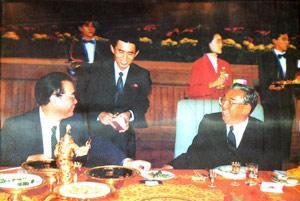1991年“五一”假日最后一天的5月3日，李鹏总理访问朝鲜，协调朝鲜和韩国两国加