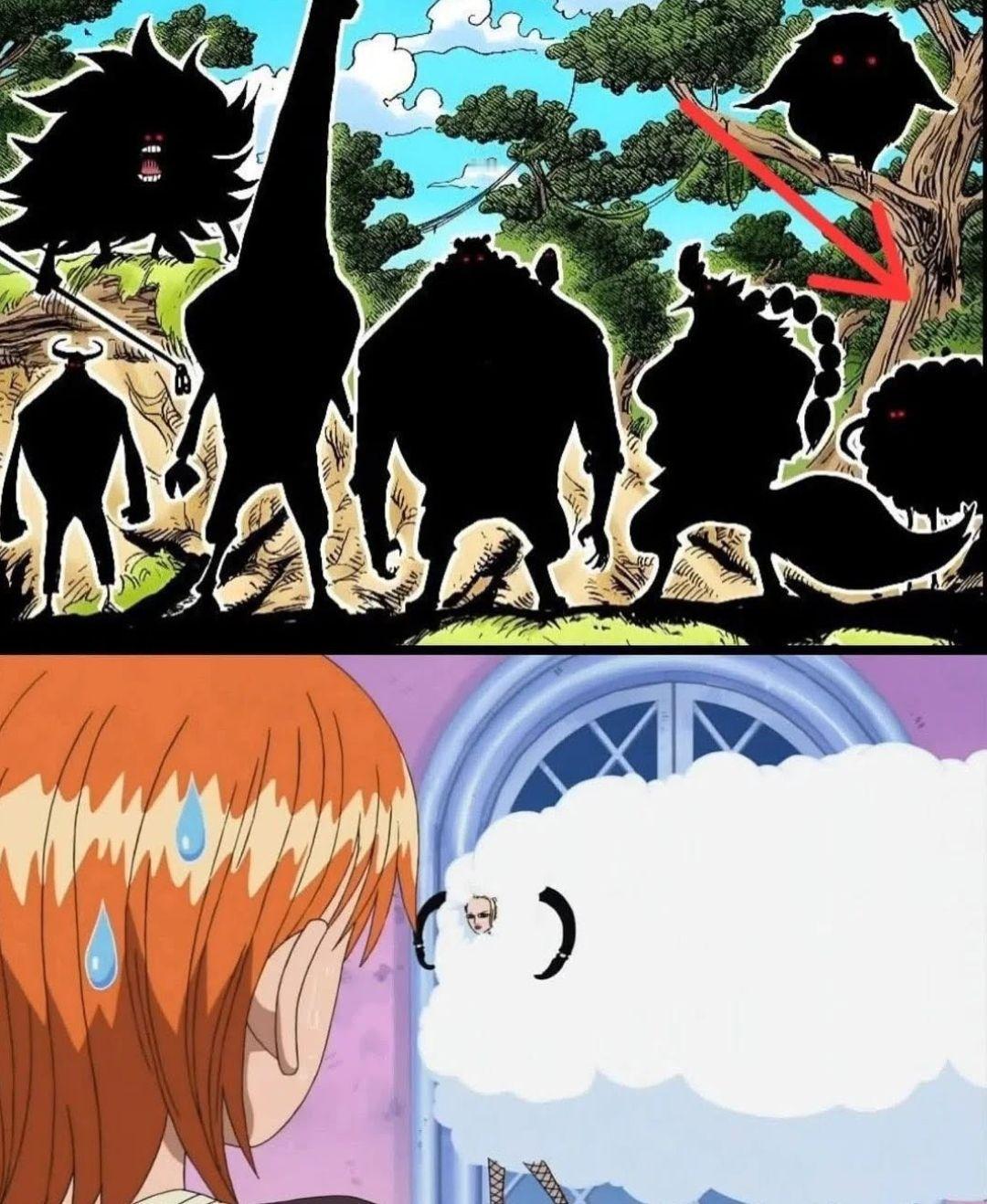 海贼王海贼王那个黑影谁看的出来是卡莉法...