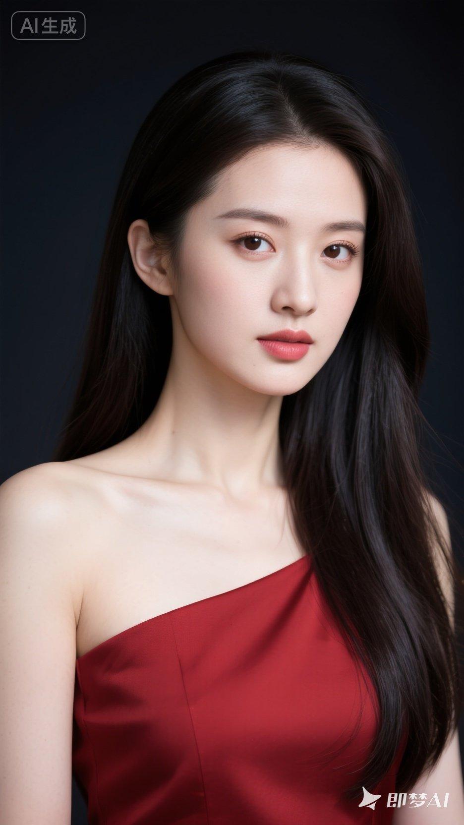 优雅红裙，气质女神，尽显魅力！