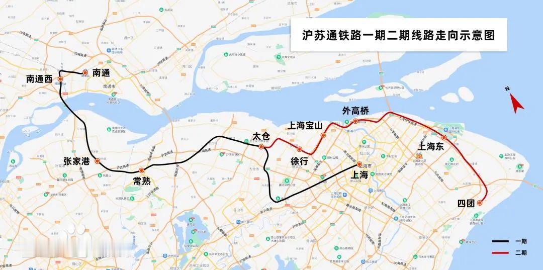先简单理解一下沪苏通铁路二期项目，是上海至南通铁路太仓至四团段，是国家中长期铁路