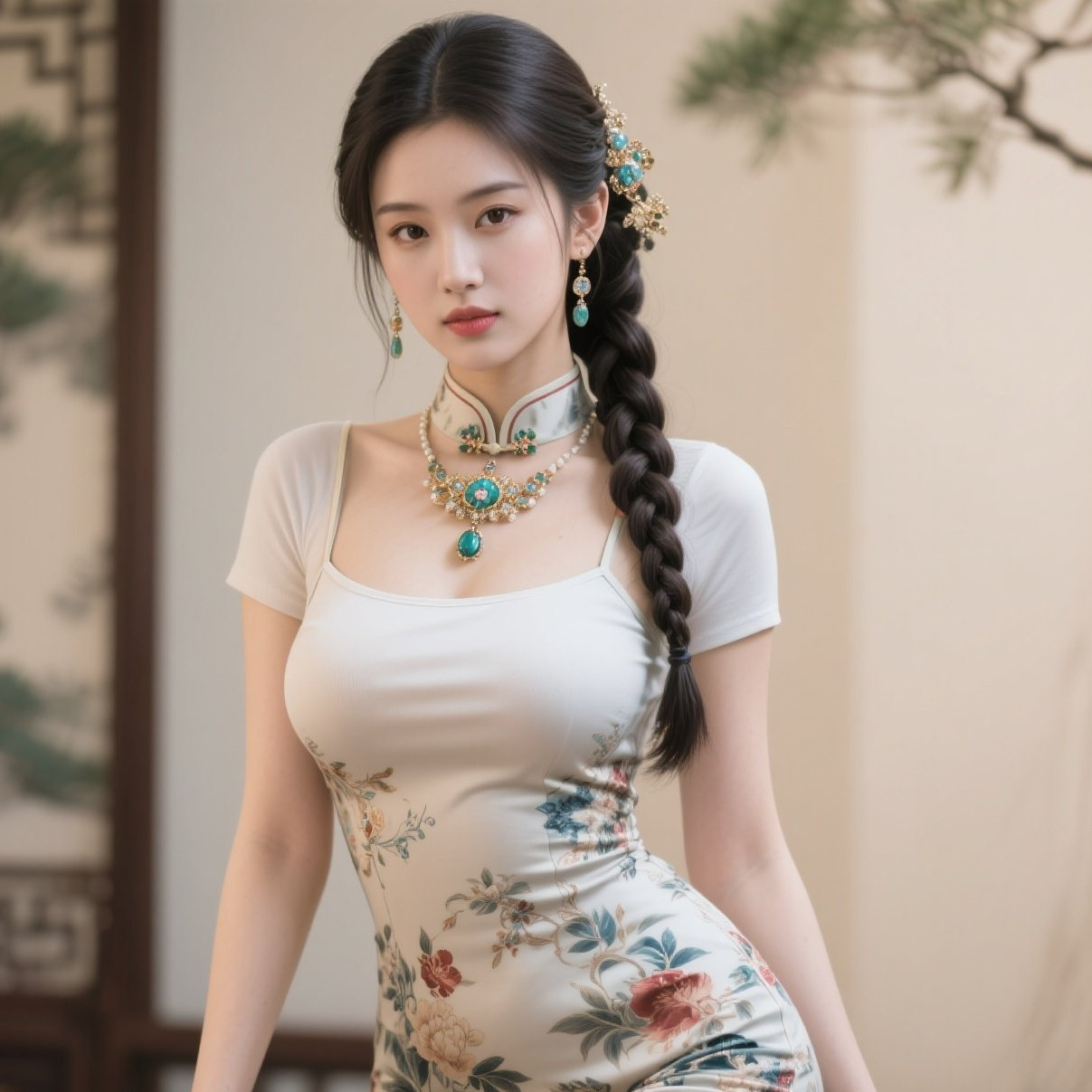 丰盈佳人旗袍舞，风情万种韵如故