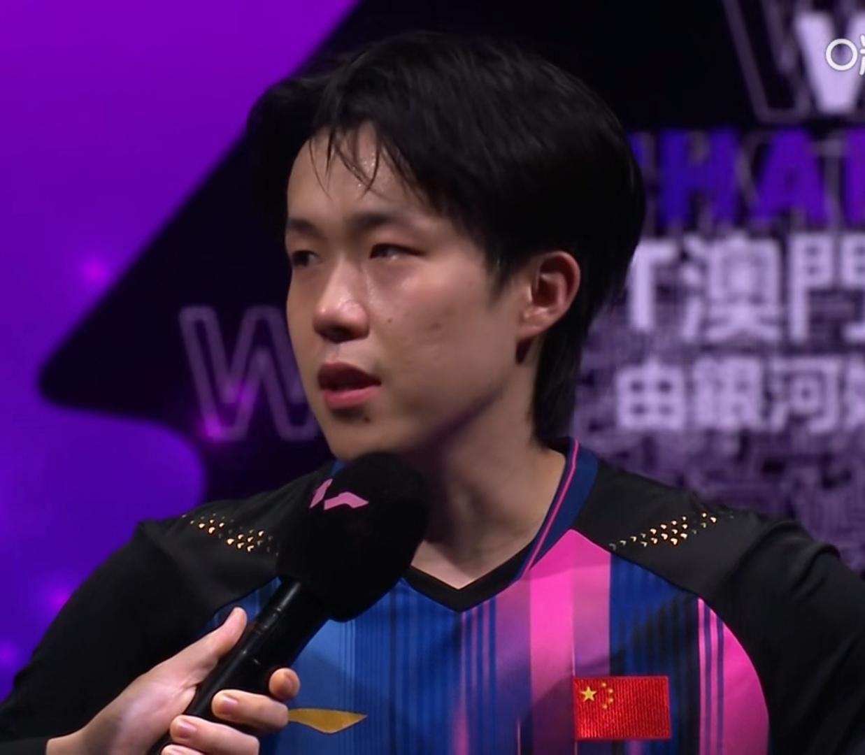 4-0王楚钦以一种完美的方式，结束了澳门冠军赛男单决赛，是的，恭喜大头夺冠！