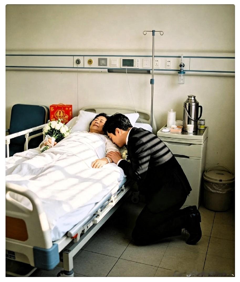 泪目！河南一男子今天结婚，一大早打扮得帅帅气气的，却没先去接新娘，反倒第一时间
