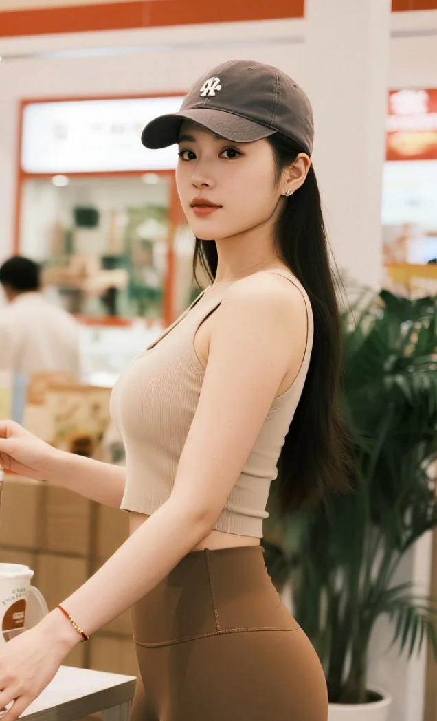 「咖啡展视觉盛宴！模特穿搭与咖啡器具的完美搭配」