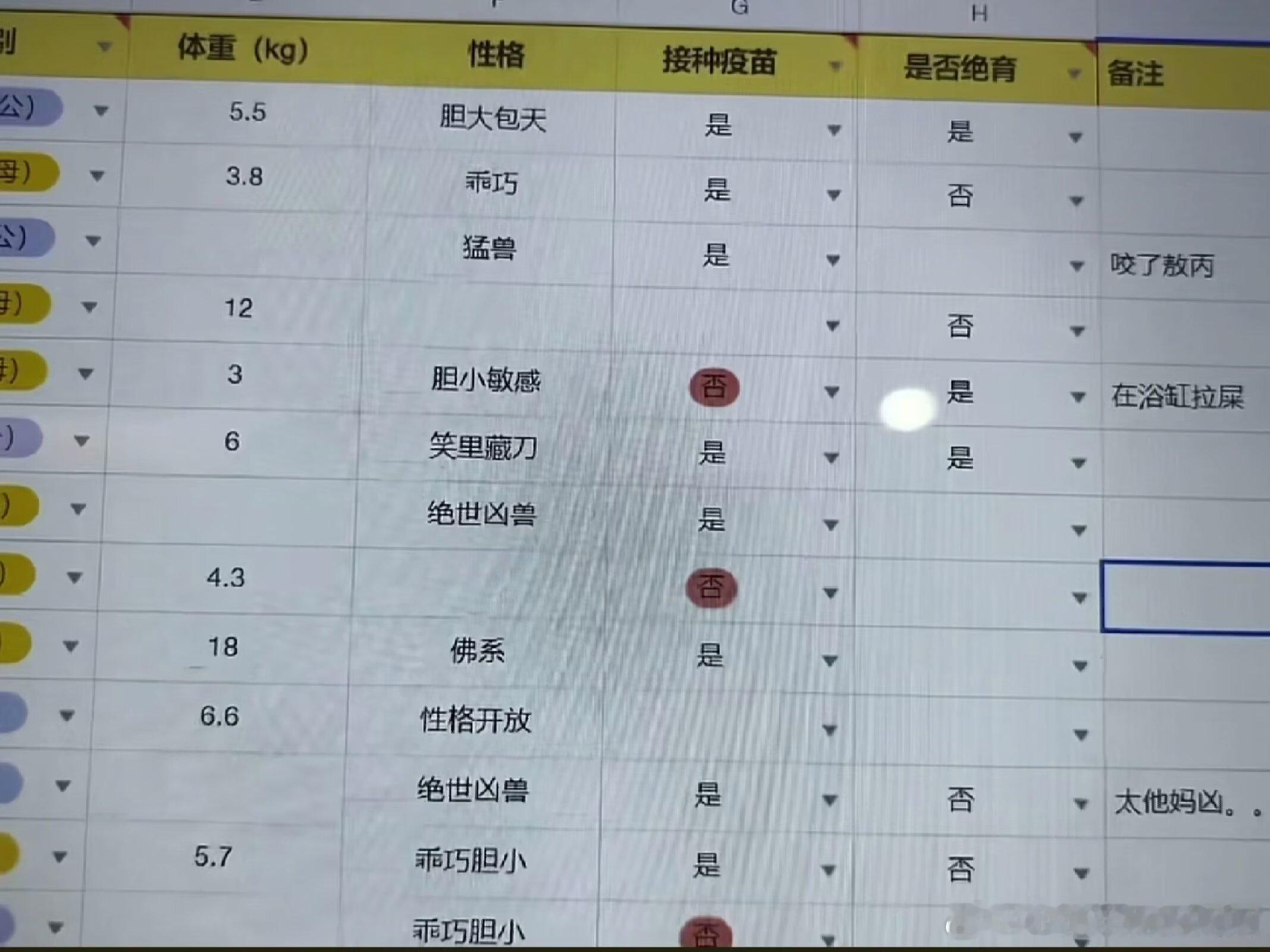 9548宠物店后台的登记表太好笑了​​​
