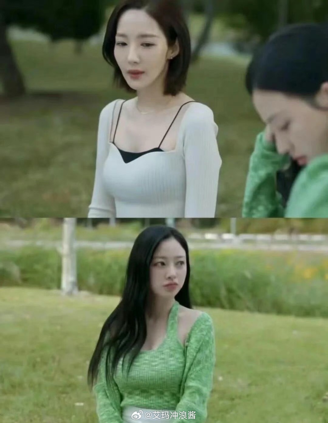 不是...？怎么会有人躺着还有胸啊