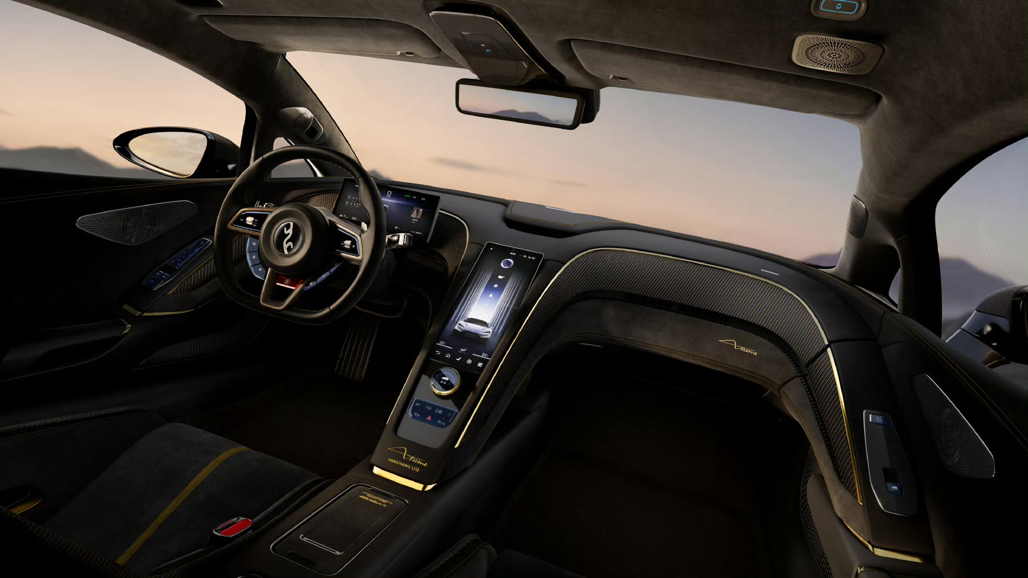 刚刷到北京车展这台仰望U9XXtreme高定版，2000万直接被中东王室和海外