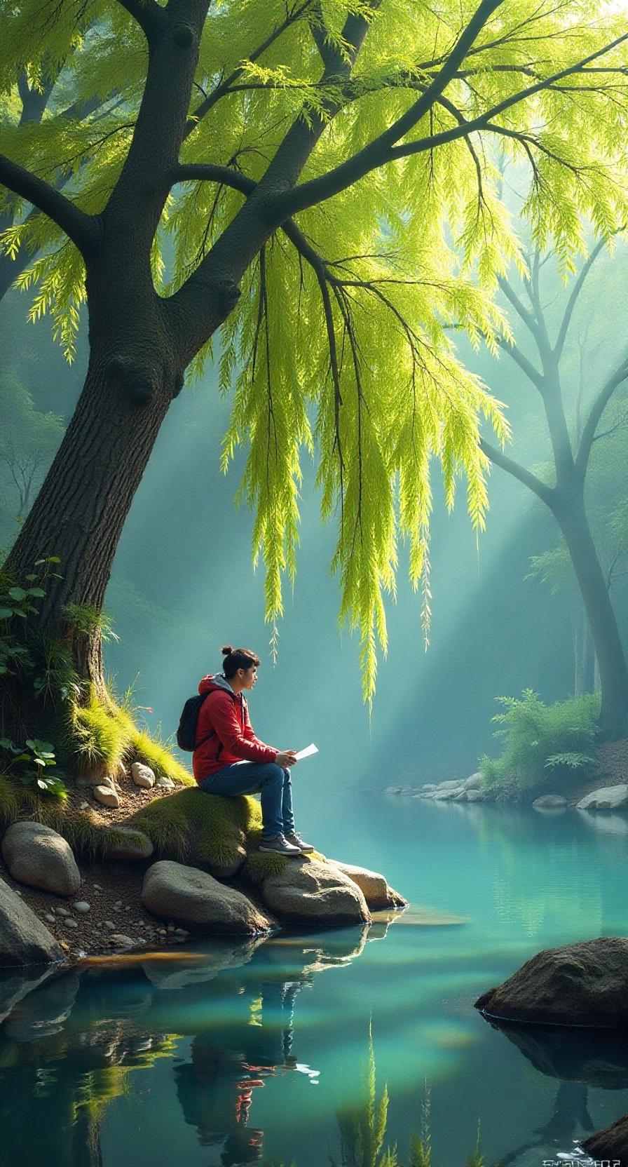 ------文艺清新风•春日的微风轻拂面庞，似岁月温柔的低语，我在这烂