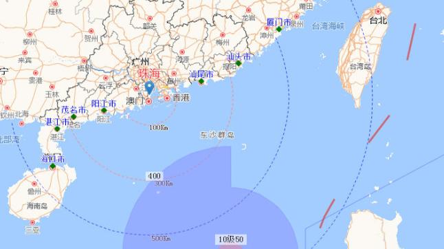 “沙德尔”台风最新路径显示，系统正逐渐远离台湾岛，但马祖地区仍存在发布陆上台风警
