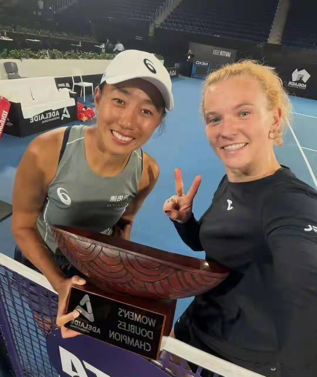 WTA1000🇨🇦多伦多女双第二轮头号种子🇨🇳1张帅/🇨🇳1西尼