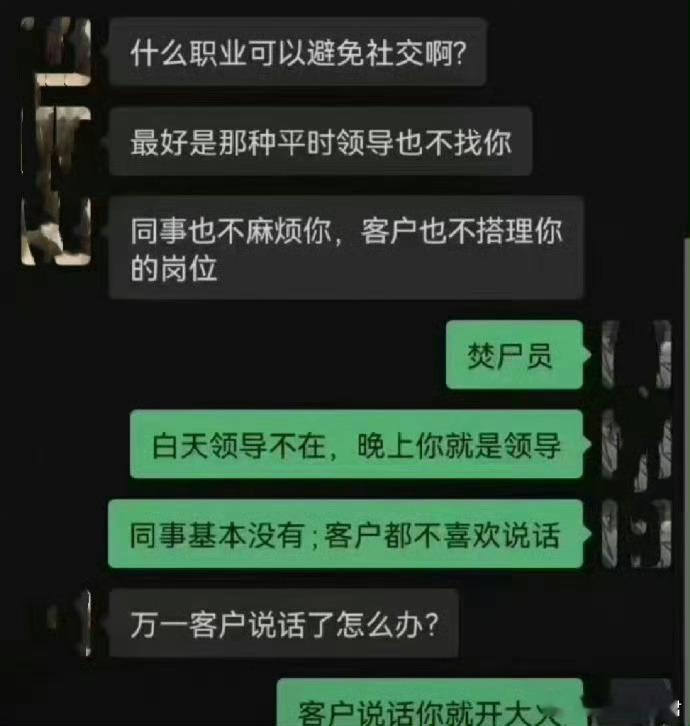 可以避免社交的职业​​​​