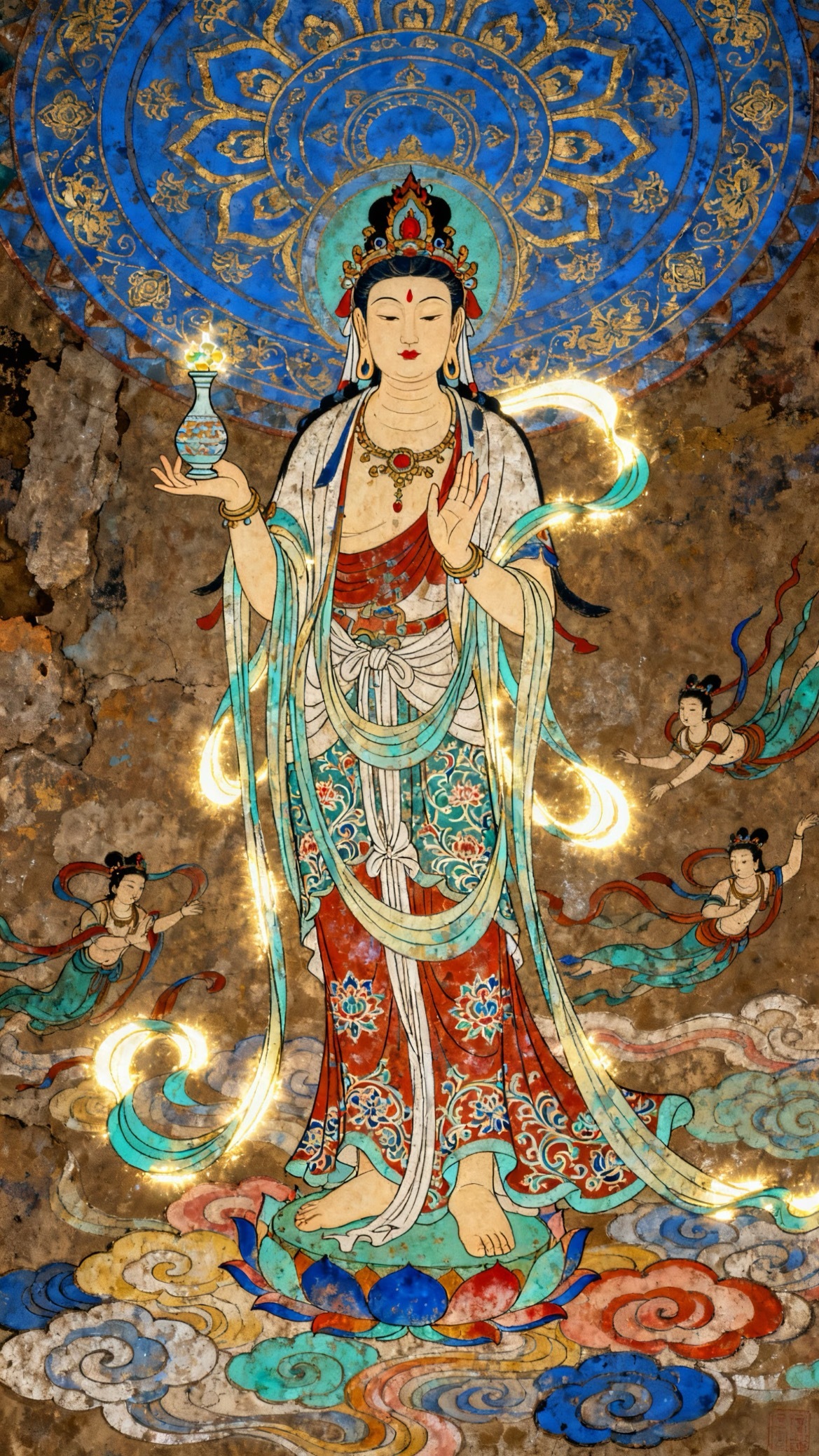 遇见观音，是一种缘分，也是一种提醒。愿你和家人从此平安顺遂，身无病、心无忧，晦气