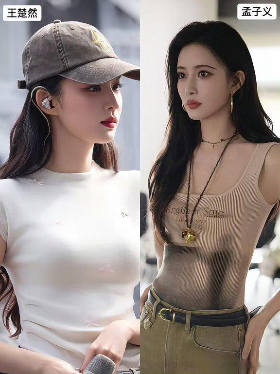 王楚然孟子义浓颜双子星一个是热烈张扬的明艳大美女，一个是疏离贵气的清冷大小姐