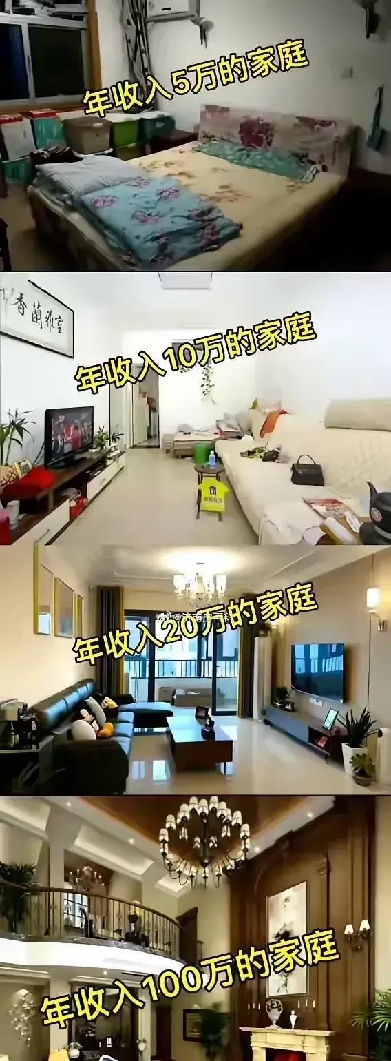 事实证明，越有钱，房子装修得越豪华。