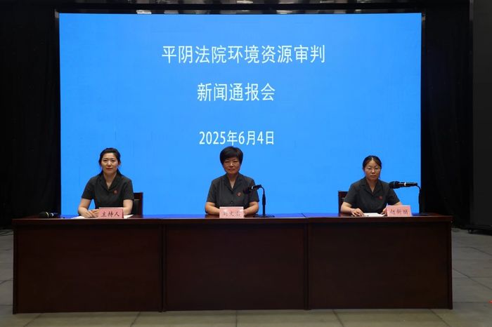 三年审结环资案件371件 济南平阴法院召开环境资源审判新闻通报会
