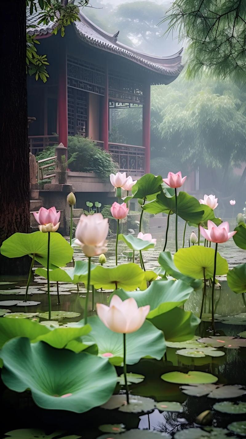 上联：半帘秋雨落荷塘；下联：？？