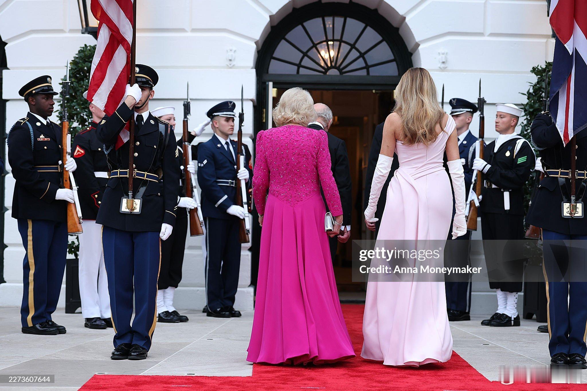 英国王室🇬🇧🇺🇸4月28日，美国总统特朗普与夫人梅拉尼娅·特朗普在白宫设