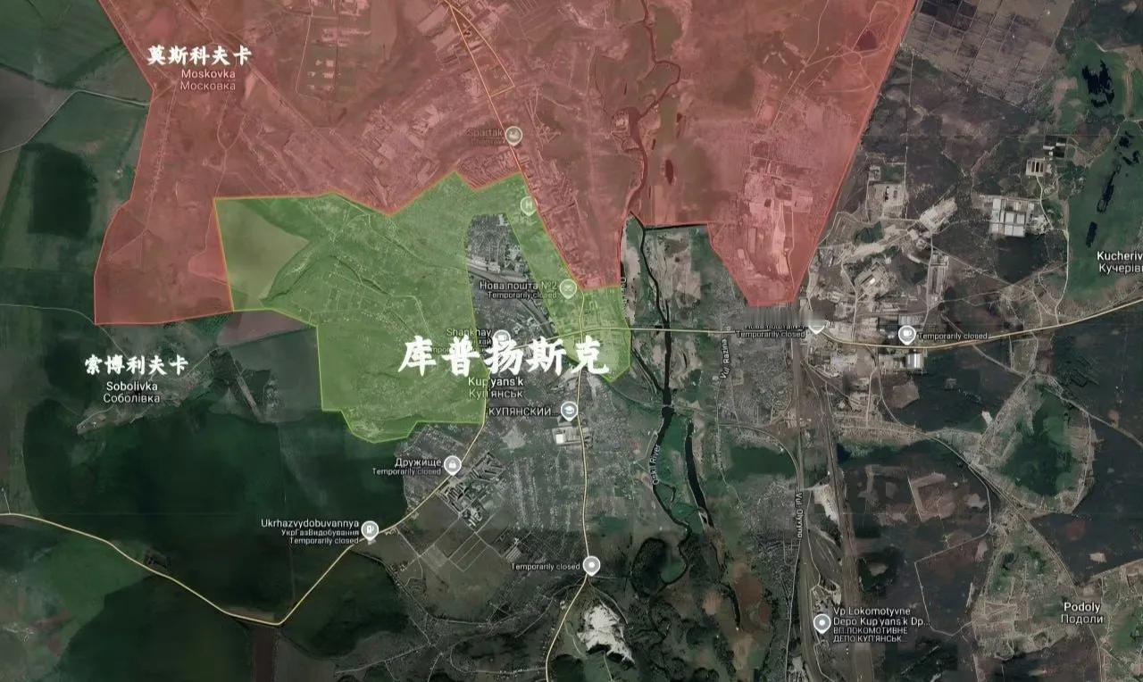库皮扬斯克现在这样子，乌军急了，现在调集精锐部队想把俄军赶出去。这真的是孩子死了