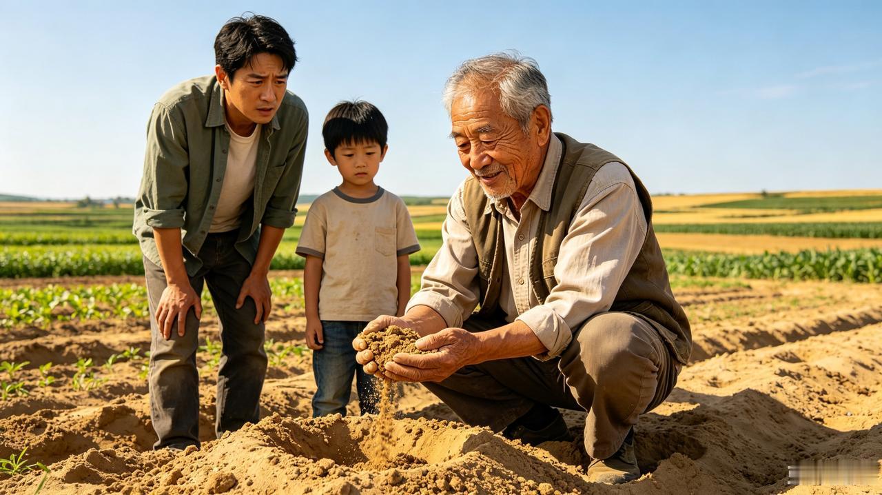 我家分到最孬的地，外公蹲下捏把土捻了捻：你爹没眼光，这是珍宝早些年村里分承包