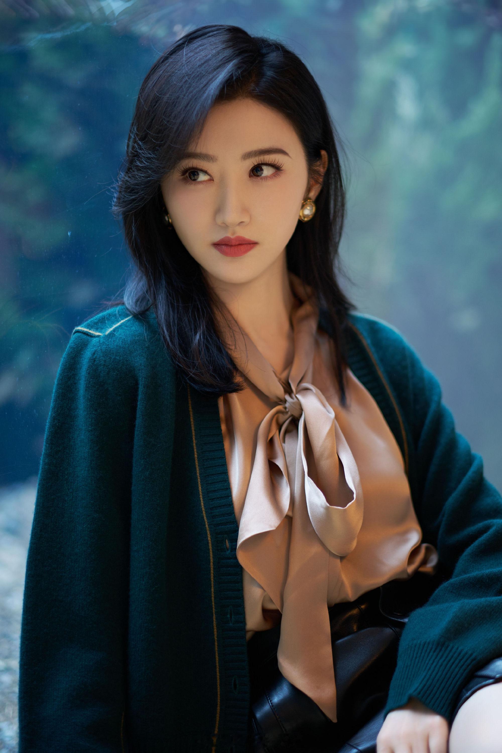 景甜优雅的富贵花是心动的感觉