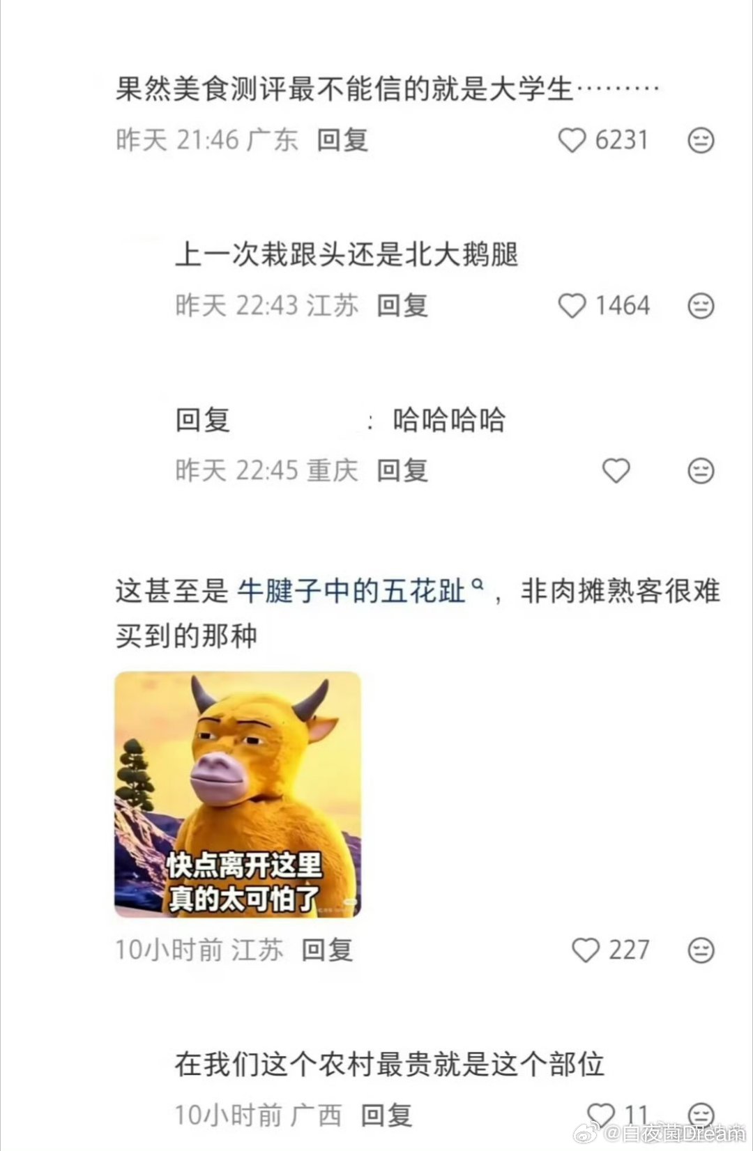 美食评测不要相信大学生....​​​
