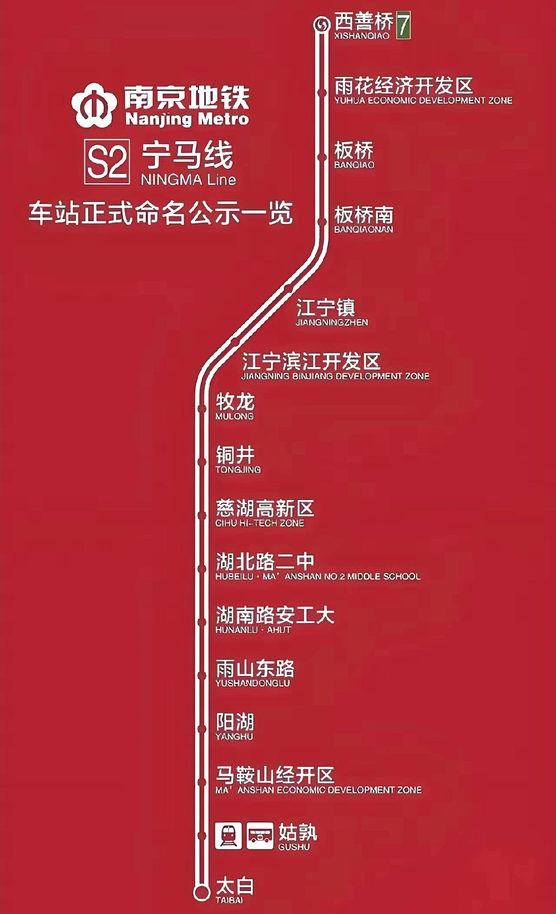 南京地铁S2号宁马城际列车，将于4月22号10点钟正式通车。当看到这条跨省市地